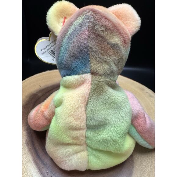 TY Peace The Bear Beanie Babies 1996 Collectible With Tag Errors: RETIRED & RARE - Picture 16 of 16